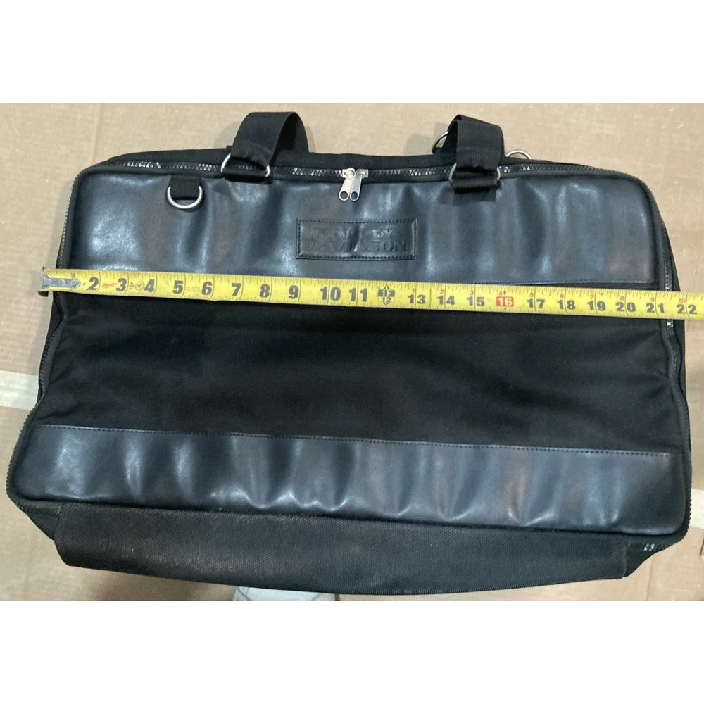 Harley Davidson Travel Duffel Bag Black Motorcycle Luggage Carry On 22”